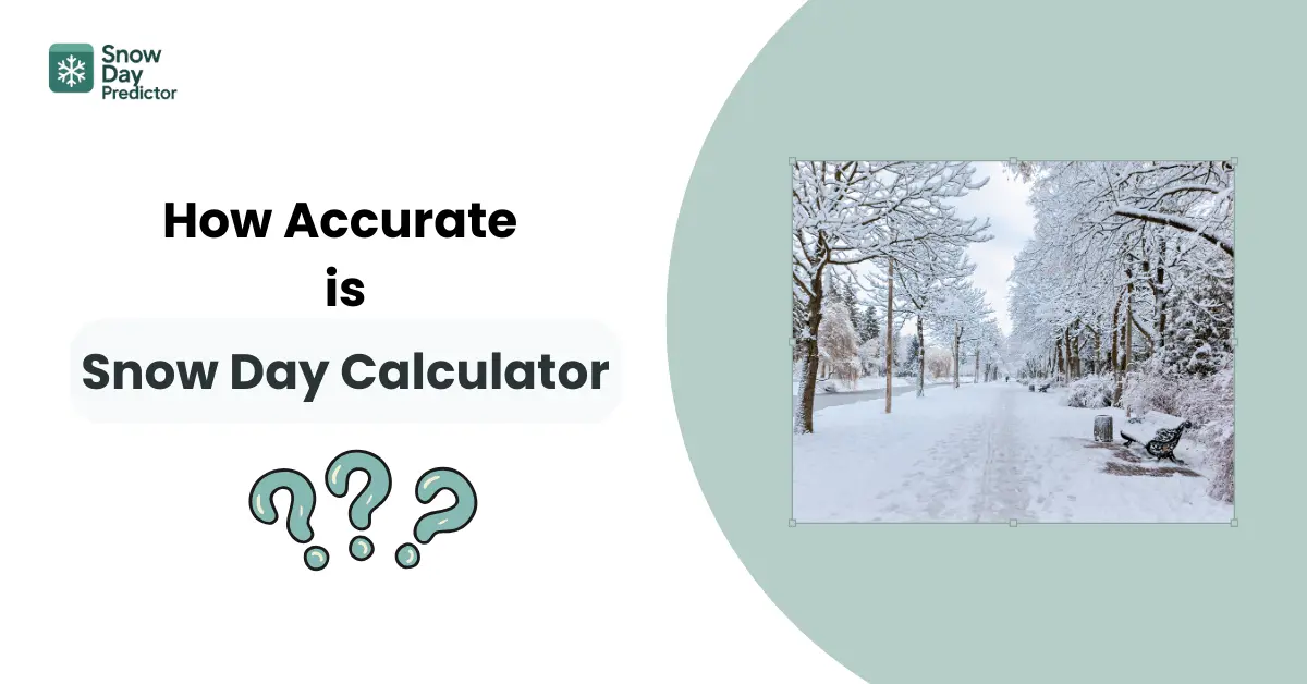 Featured image of how accurate is snow day calculator with question marks